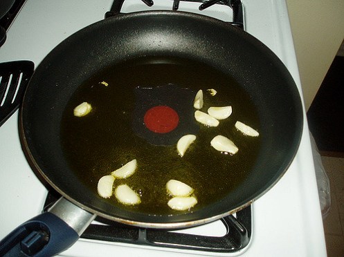 cooking in olive oil